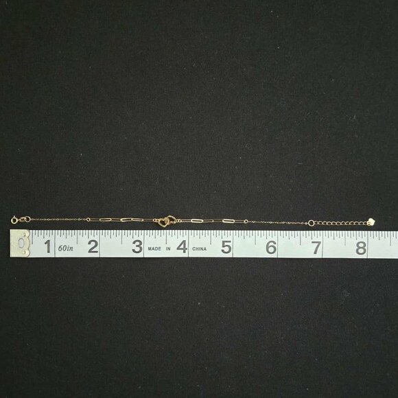 18k bracelet with little twinhearts pendant design - Picture 16 of 16